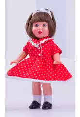 Mini Ensemble Robe Rouge Pois Blancs Mariquita Pérez MM20112