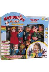 Kit 12 Marionnettes à Doigts Contes de Fées
