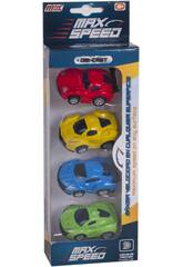 imagen Vehículos Die Cast 6.5 cm. Blister 4 unidades