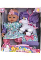 B�b� 40 cm. avec�Licorne et des Accessoires