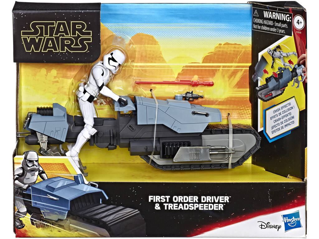 Star Wars Episodio 9 First Order Drive con Treadspeeder Hasbro E3030