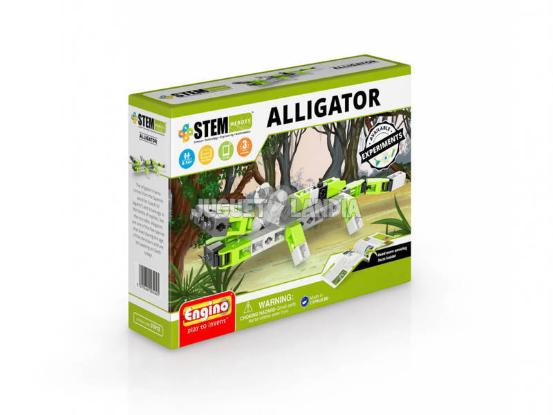 Set Construcción Stem Héroes Alligator von Engino STH12