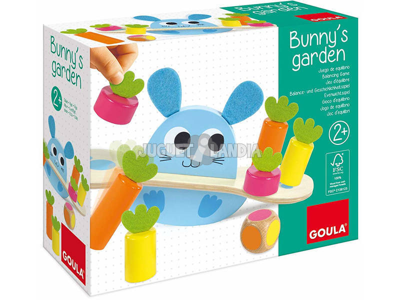 Bunny's Garden Jogo de Equilíbrio Goula 55246