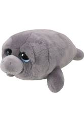 Pel�cia Peixe-Boi Cinza 22 cm. TY 36889TY