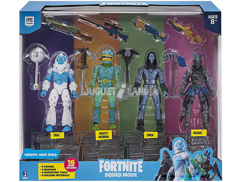 Fortnite Pack 4 Figur Squad Mode S2 Toy Partner FNT0109