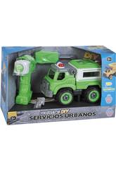 Camion d'Ordures avec Tournevis et Perceuse