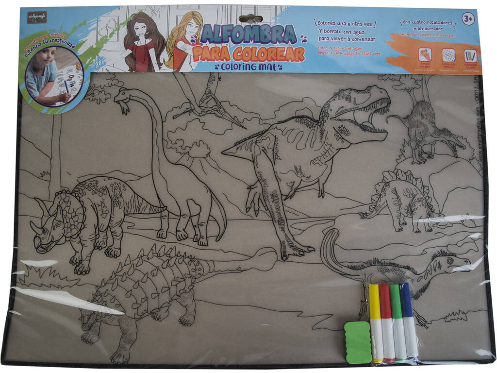 Tapis Pour Colorer Dinosaures