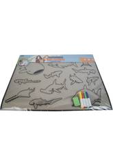 Alfombra Para Colorear Animales Marinos