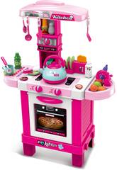 Cuisine Interactive Rose avec 32 Accessoires