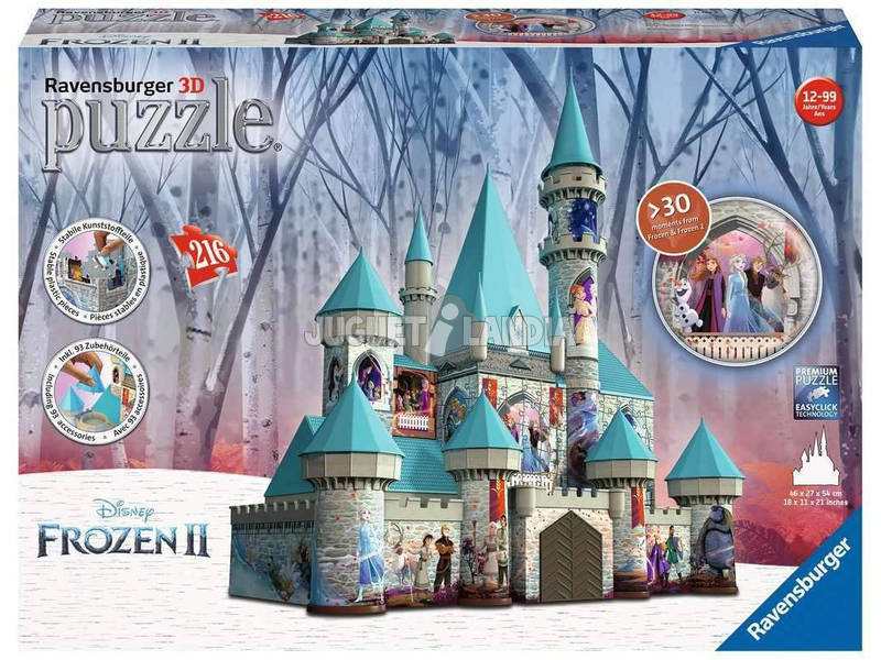 Puzzle 3D Schloss Frozen 2 Ravensburger 11156
