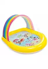 Piscine Gonflable Enfant Rainbow Arch Spray 147x130x86 cm. Intex 57156 