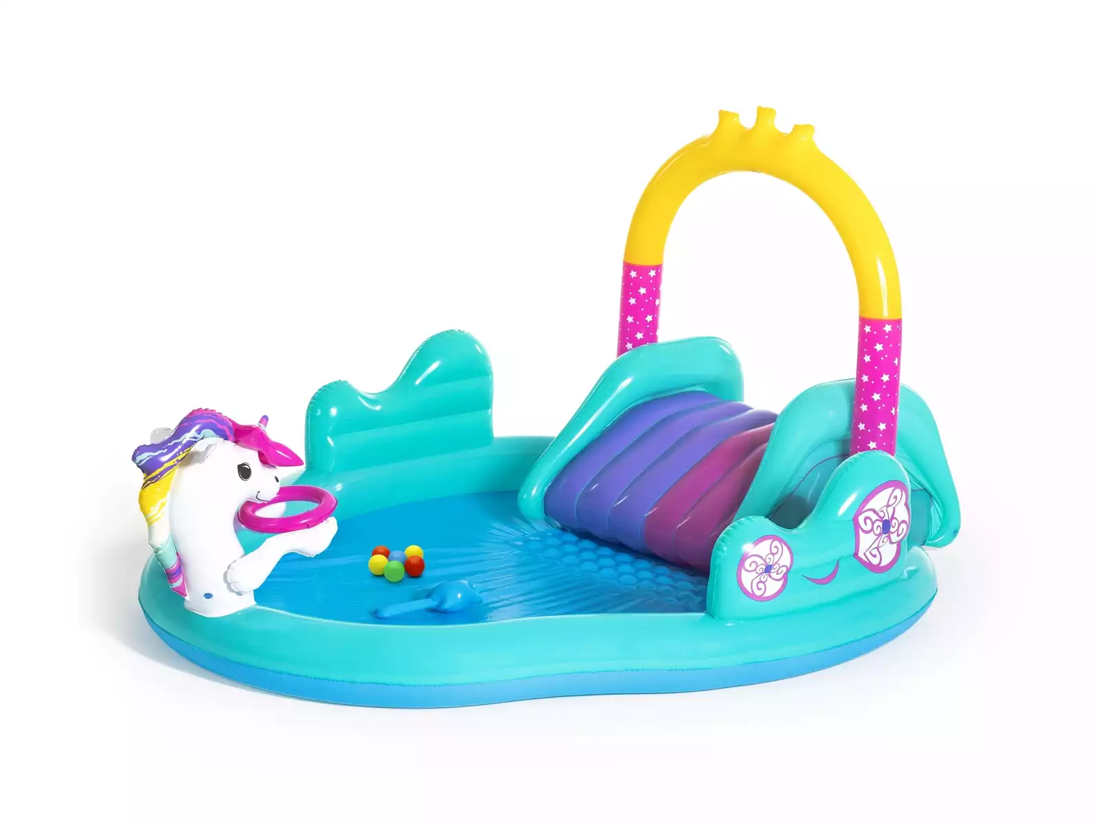 AQUASTIC Aufblasbarer Gartenpool 262x170cm - 778 Liter Fassungsvermögen Für Kinder