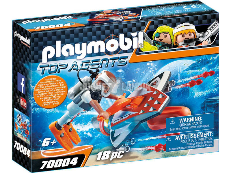Playmobil Unterwasser Flügel Spyteam 70004