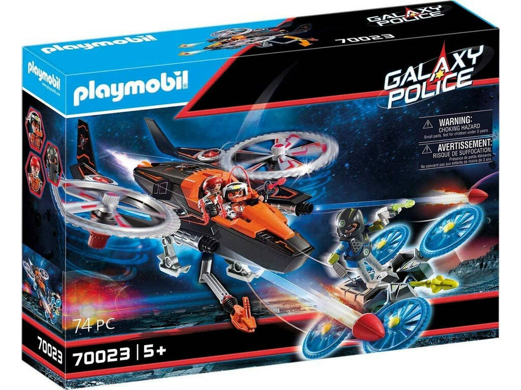 Playmobil Piratas Galacticos Helicoptero