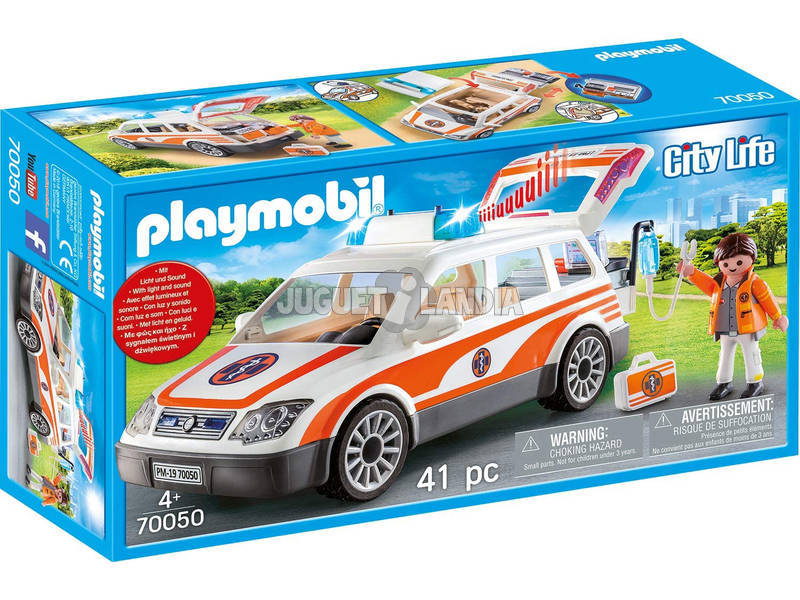 Playmobil Notfallauto mit Sirene 70050