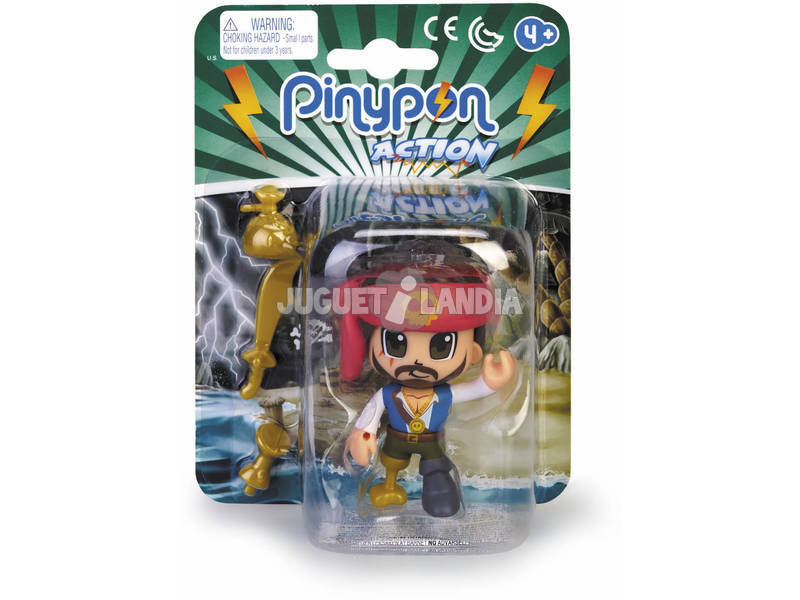 Pinypon Action Pirata con Bandana Rossa Famosa 700015581