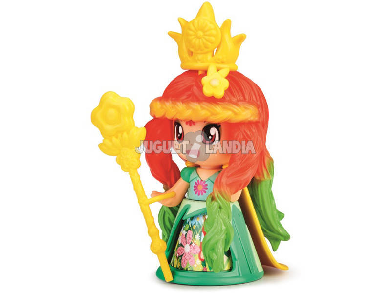 Pin Y Pon Queen Figura Flor Vestido Verde Juguetilandia - roblox juguetes y figuras juguetilandia