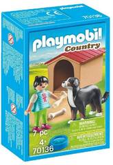 Playmobil Cane con Casetta Playmobil 70136