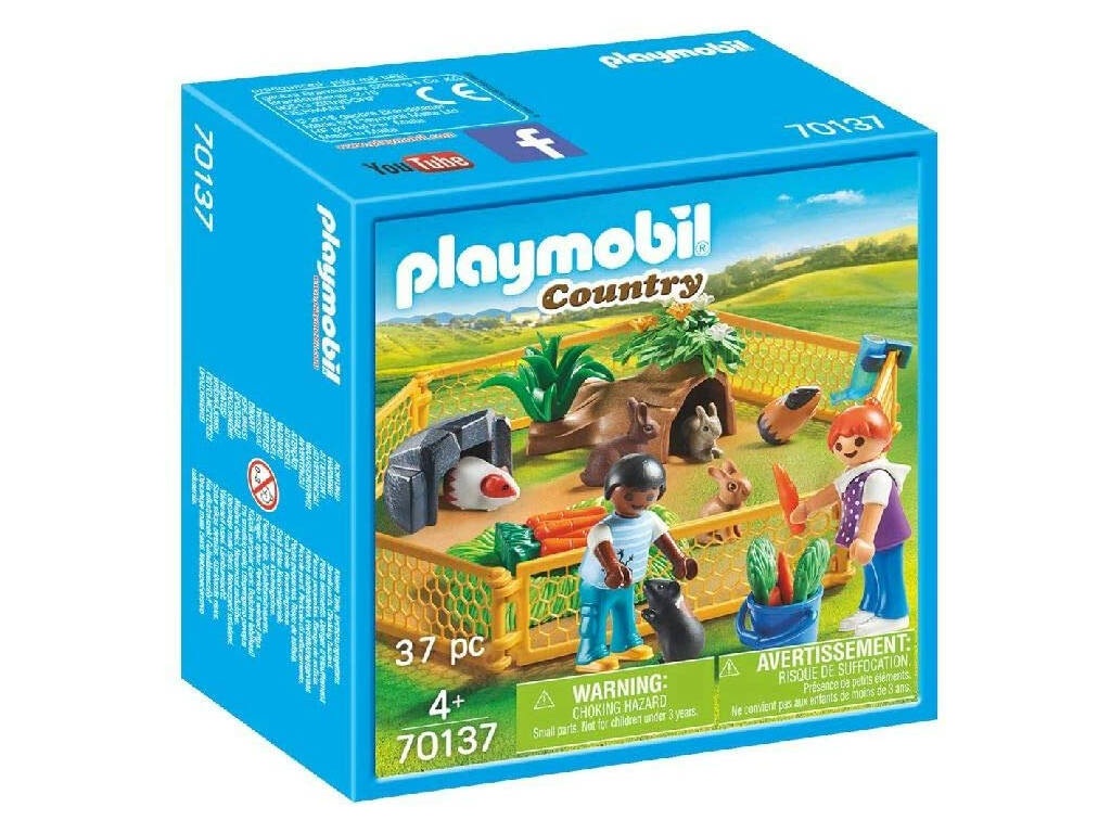 Playmobil Recinto Animales Granja 70137