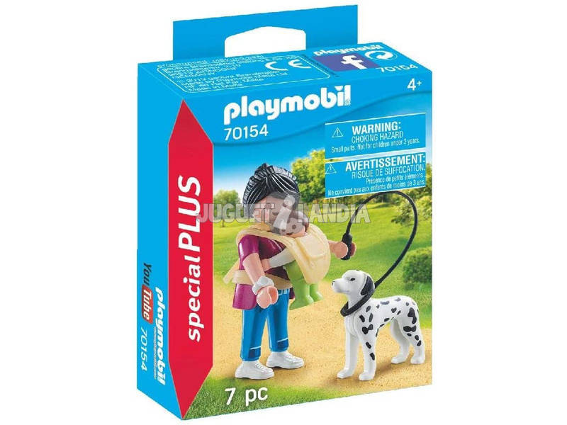 Playmobil Mamãe com Bebé e Cão