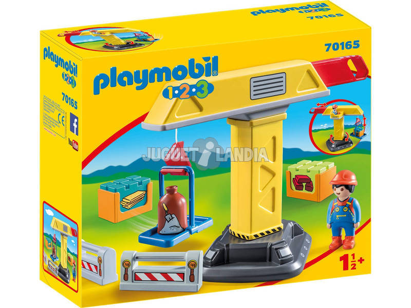 Playmobil 1,2,3 Guindaste Playmobil 70165