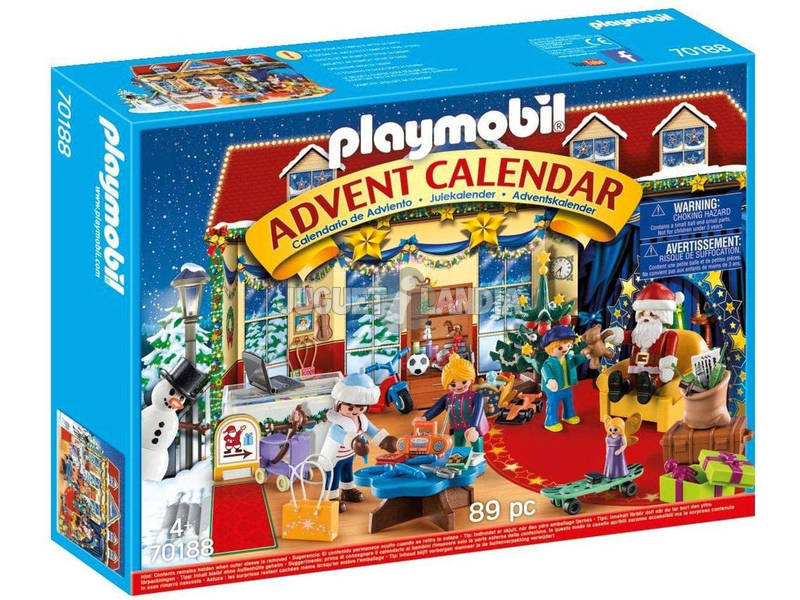 Playmobil Calendario dell'Avvento Natale nella Giocattoleria 70188