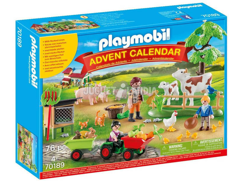 Playmobil Bauernhof-Adventskalender 70189