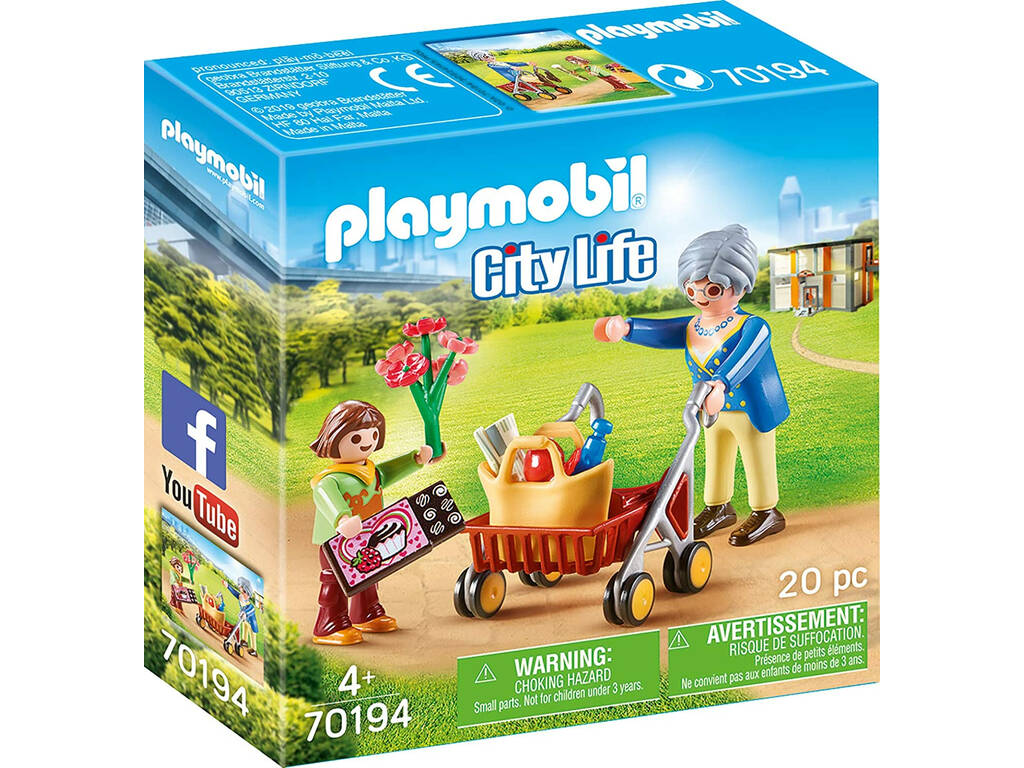 Playmobil Abuela con Niña 70194