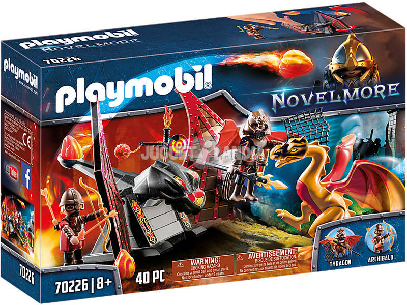 Playmobil Novelmore Treinamento do Dragão Equipa Burnham Playmobil 70226