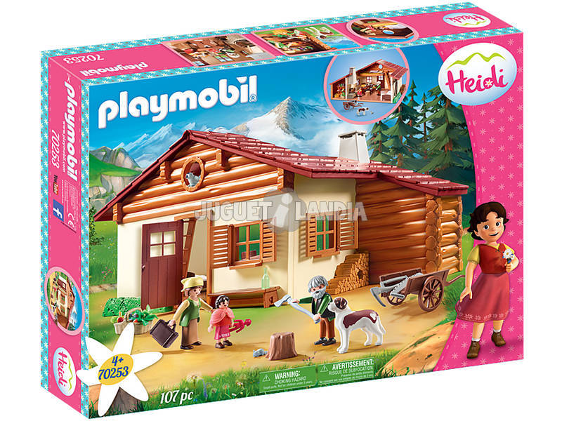 Playmobil Heidi dans la Cabane des Alpes Playmobil 70253