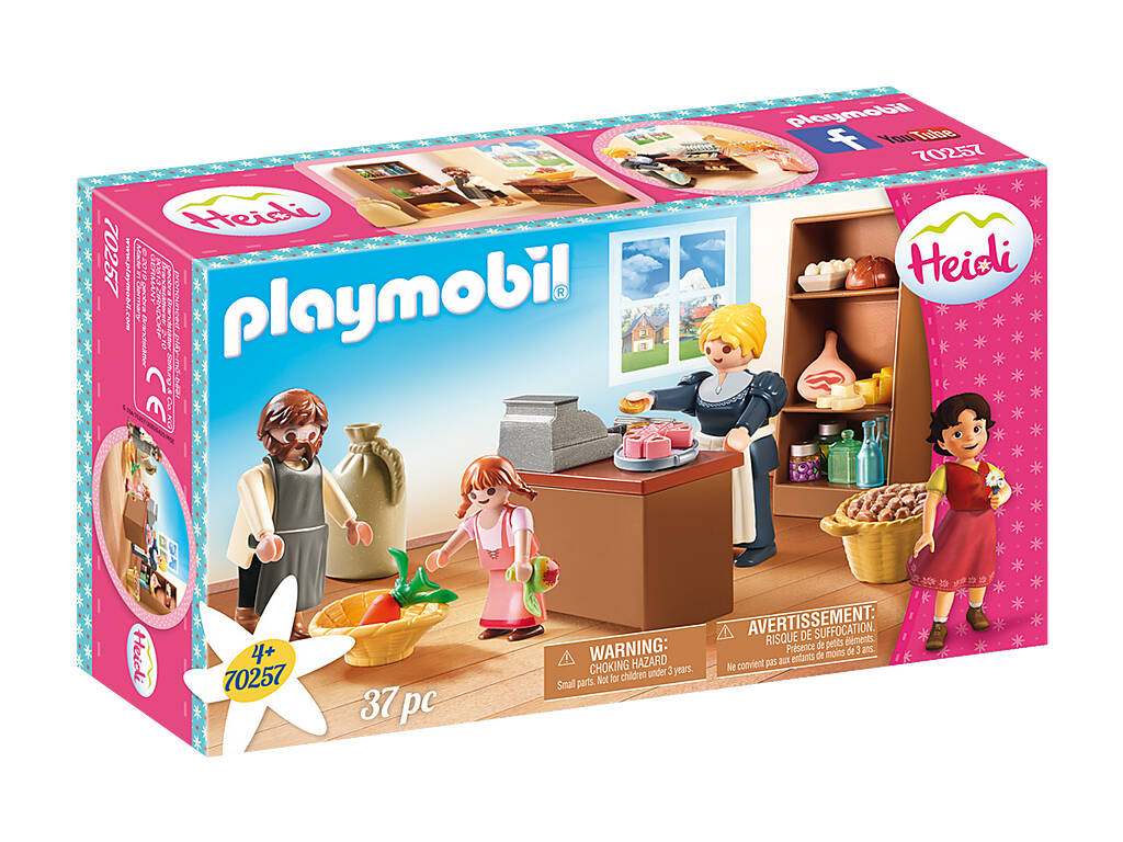 Playmobil Heidi Tienda de Comestibles Familia Keller Playmobil 70257
