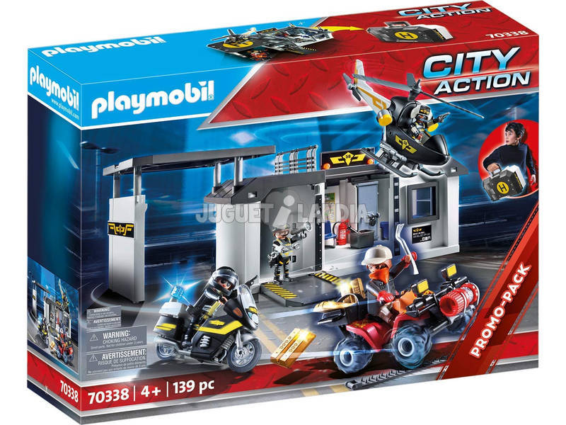 Playmobil Stazione di Polizia Forze Speciali Valigetta Playmobil 70338