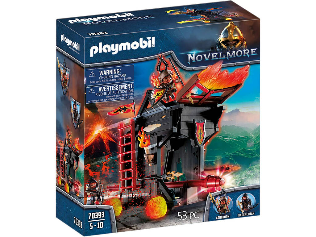 Playmobil Novelmore Ariete de Fuego de los Bandidos de Burnham 70393