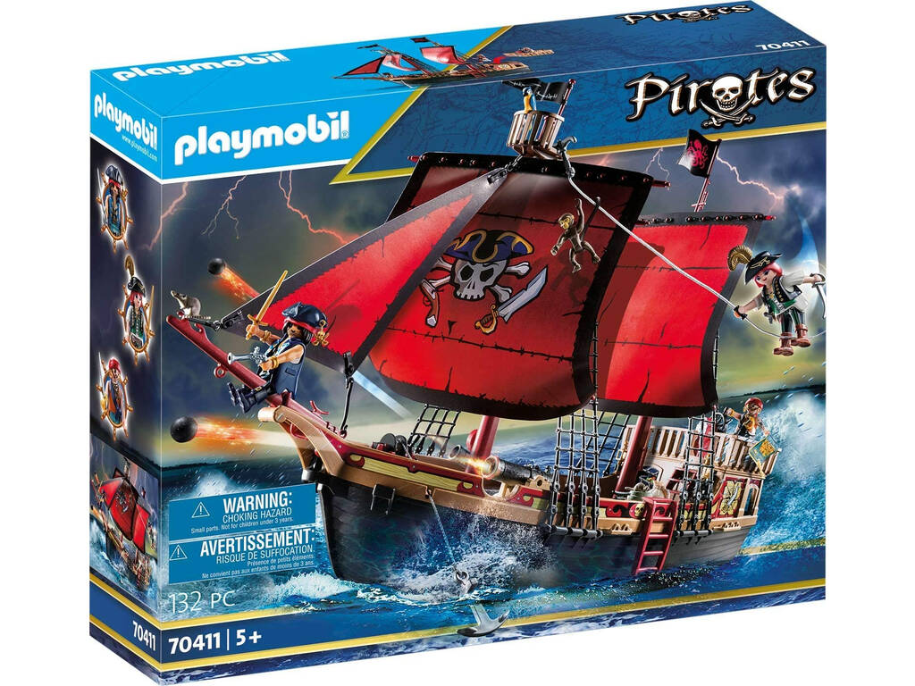 Playmobil Bateau Pirate Crâne 70411