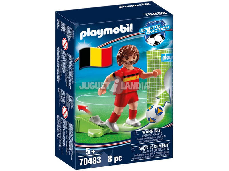 Playmobil Joueur de Football Belgique 70483