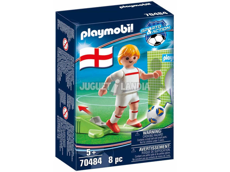 Playmobil Jugador de Fútbol Inglaterra 70484