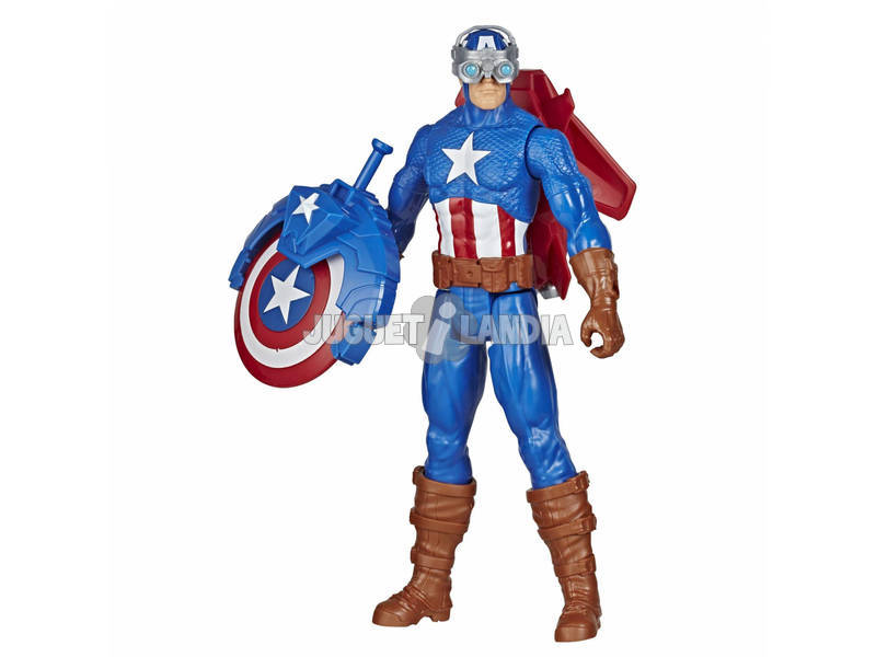 Avengers Figura Titan con Accesorios Capitán América Hasbro E7374
