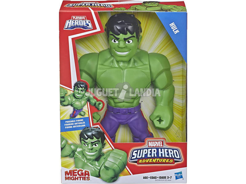 Figura Mega Mighties Hulk Hasbro E4149