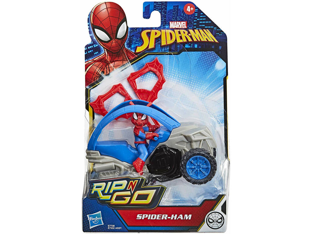 Spiderman Rip N Go Spiderham Hasbro E7738