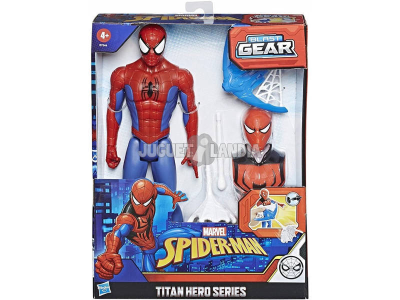 Spiderman Figura Titan con Accessori Hasbro E7344