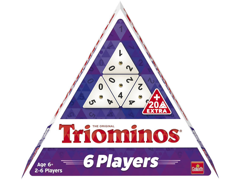 Triominos Original 6 Jogadores Goliath 60725