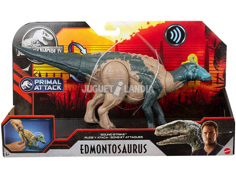 Jurassic World Dinosonidos Edmontosaurus Mattel GJN67