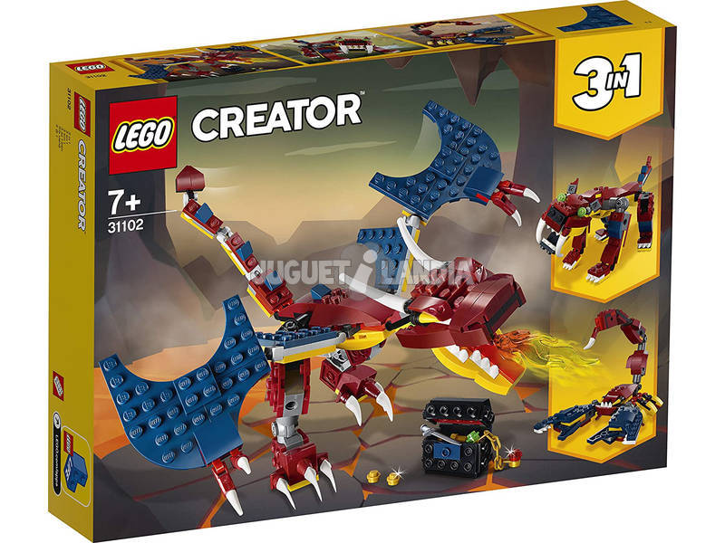 Lego Creator Dragão Flamejante 31102