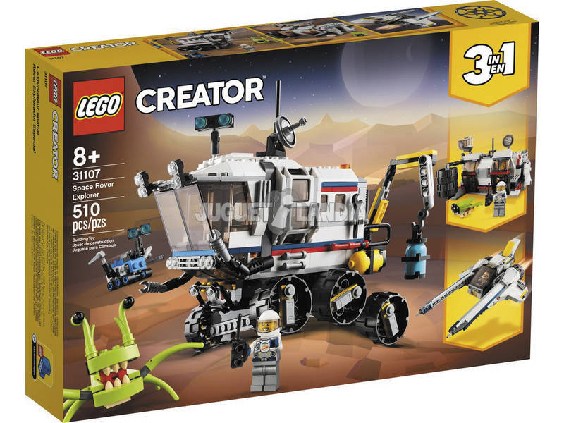 Lego Creator Rover Explorador Espacial 3 em 1 31107