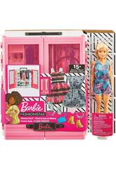 Barbie Super Armario con Muñeca y Accesorios Mattel GBK12