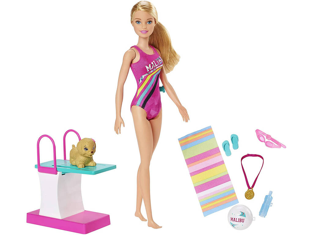 Schwimme und Tauche Barbie von Mattel GHK23