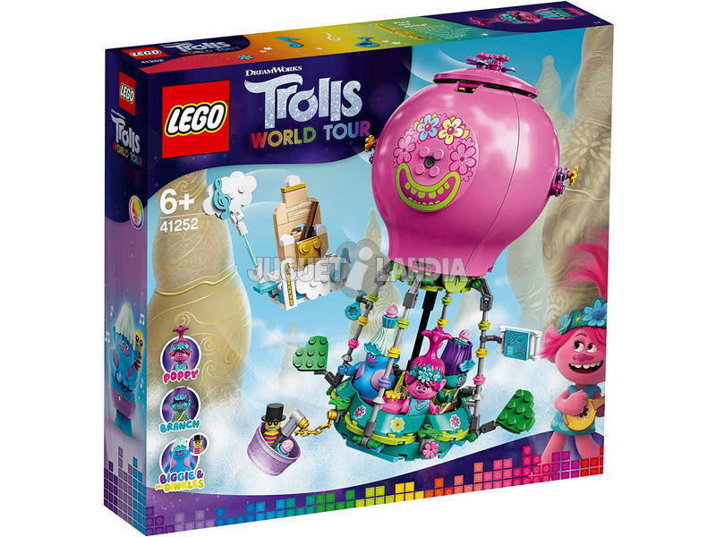 Lego Trolls Aventura no Balão de Poppy 41252