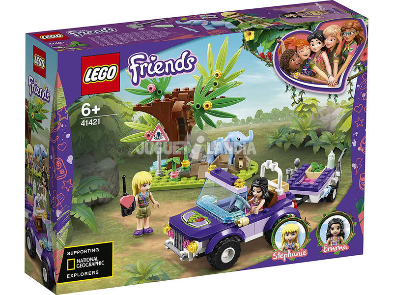 Lego Friends Rescate en la Jungla del Bebé Elefante 41421