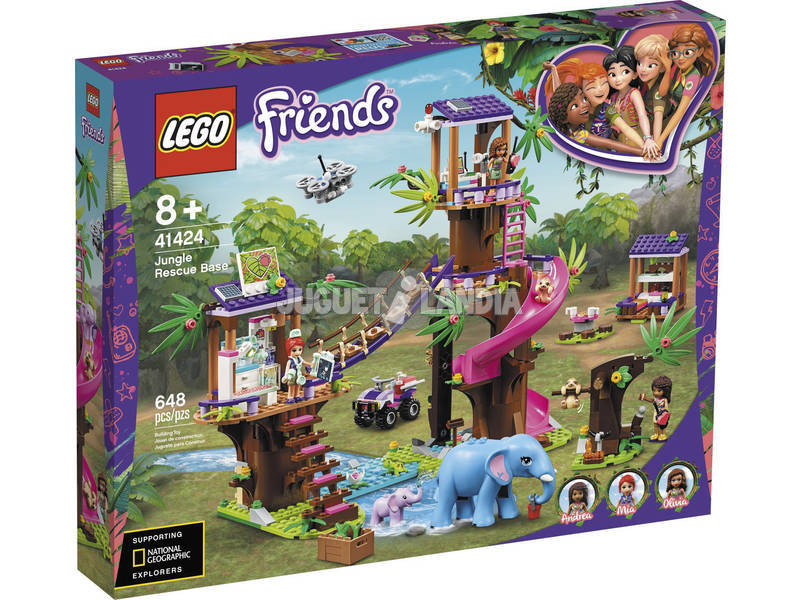 Lego Friends Base de Resgate na Selva 41424