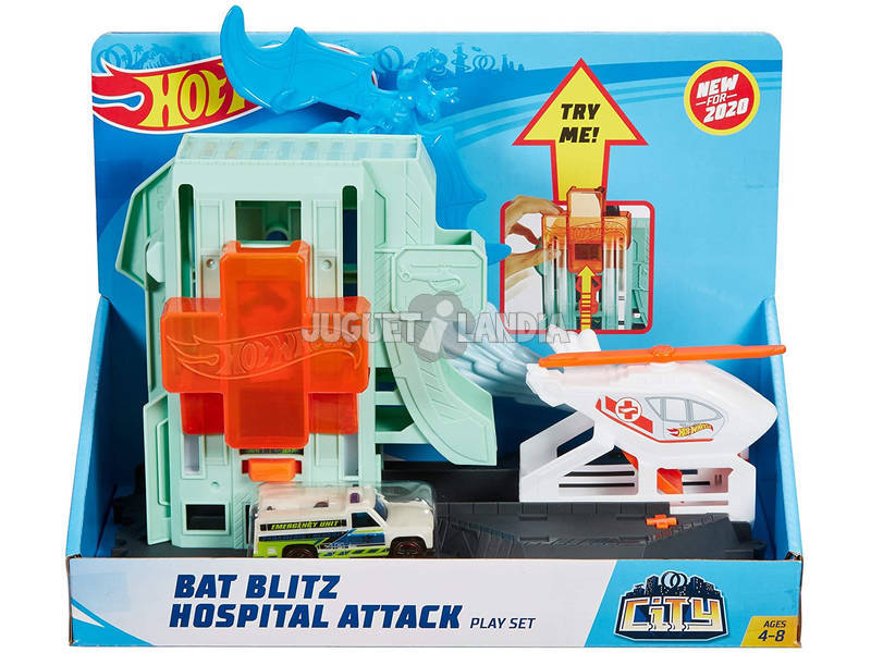 Hot Wheels City Bat Attack im Krankenhaus Mattel GJK90